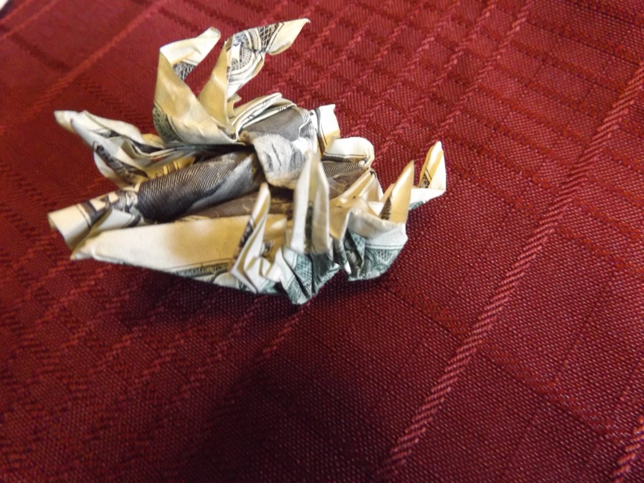Joshua's-Origami-Folded-$1-Bills